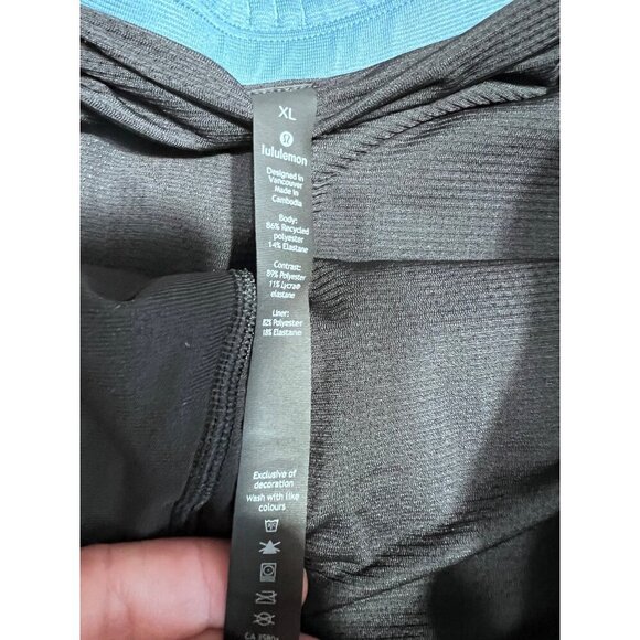 Lululemon blue lined shorts mens size XL - Picture 3 of 7